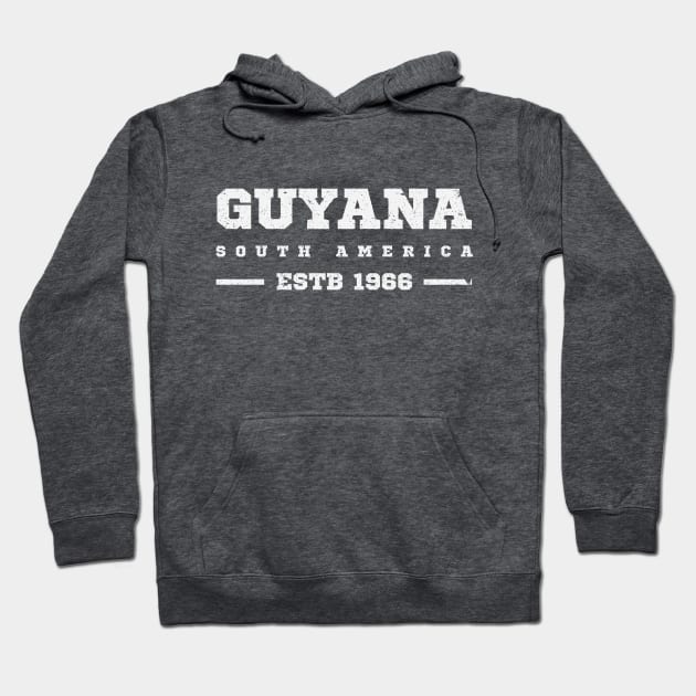 Guyana Estb 1966 South America Hoodie by IslandConcepts